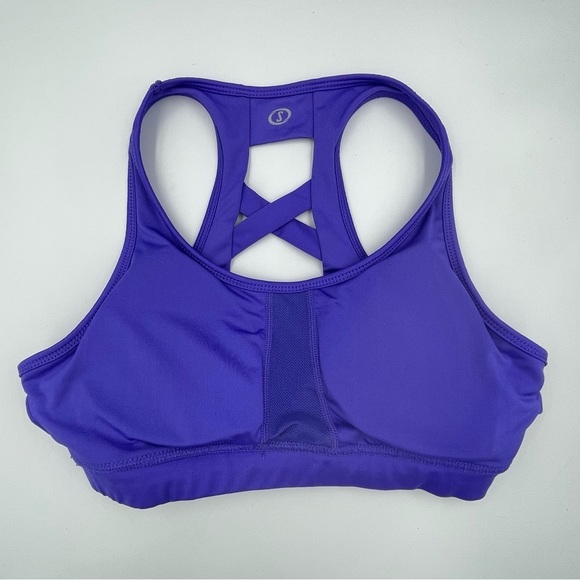 Spalding Purple Sports Bra - Picture 6 of 10